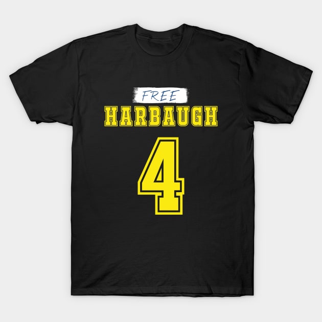 Free Harbaugh T-Shirt by Bearlyguyart